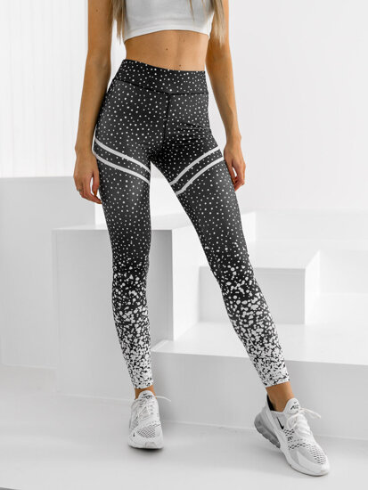 Dam Leggings Svart Bolf 0933