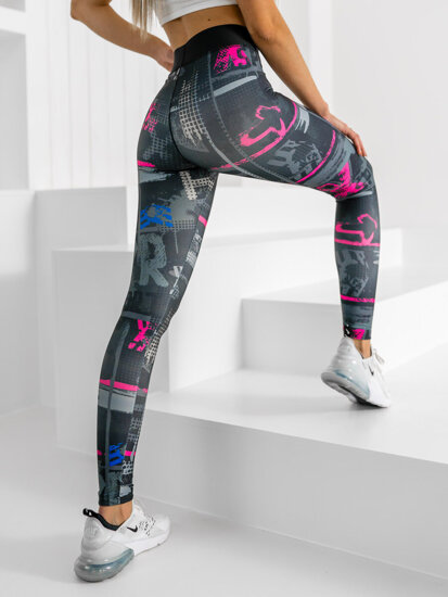 Dam Leggings Svart Bolf 20668