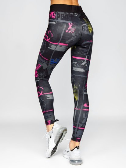 Dam Leggings Svart Bolf 20668