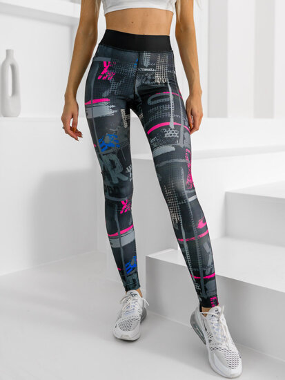 Dam Leggings Svart Bolf 20668