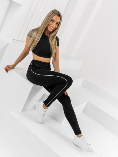 Dam Leggings Svart Bolf W6888