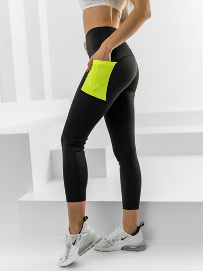 Dam Leggings Svart Bolf XL009