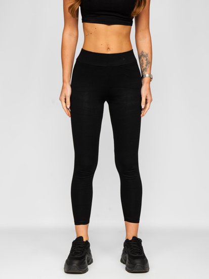 Dam Leggings Svart Bolf YW01001-A