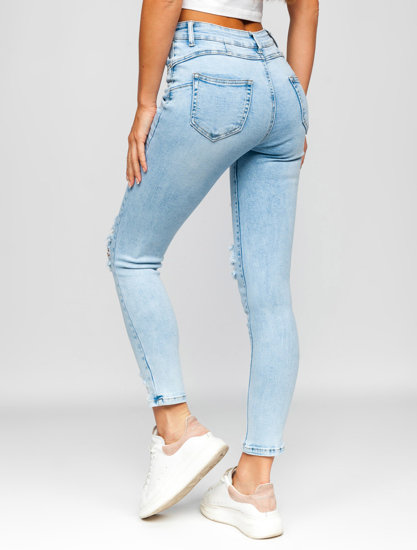 Dam Push Up Jeans Blå Bolf A20-2