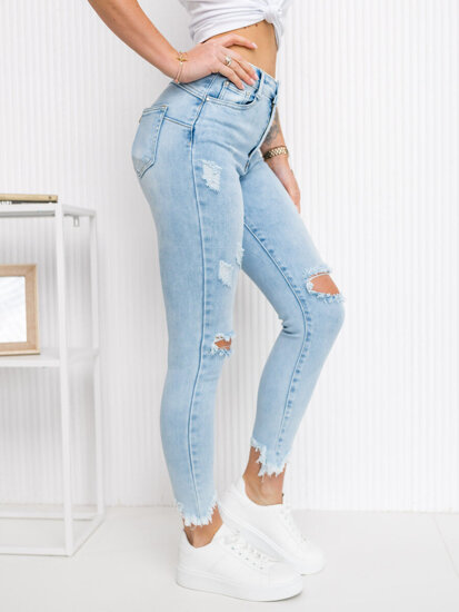 Dam Push Up Jeans Blå Bolf L82-5