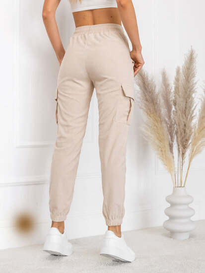 Dam Randiga Cargo-joggers Beige Bolf W7861