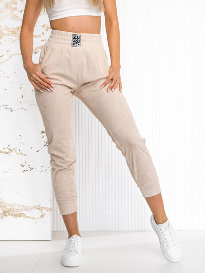 Dam Randiga Sweatpants Beige Bolf W7858