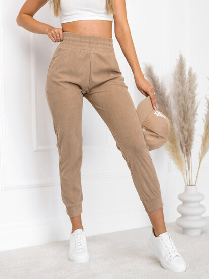 Dam Randiga Sweatpants Brun Bolf W7855