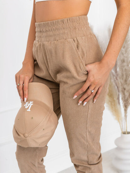 Dam Randiga Sweatpants Brun Bolf W7855