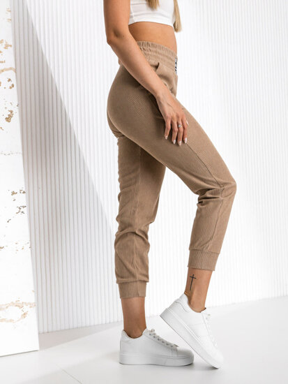 Dam Randiga Sweatpants Brun Bolf W7858