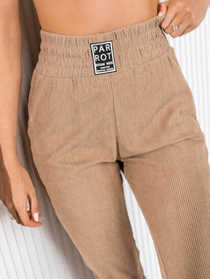 Dam Randiga Sweatpants Brun Bolf W7858