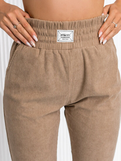 Dam Randiga Sweatpants Brun Bolf W7863