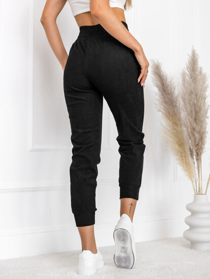 Dam Randiga Sweatpants Svart Bolf W7855