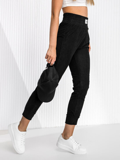 Dam Randiga Sweatpants Svart Bolf W7863