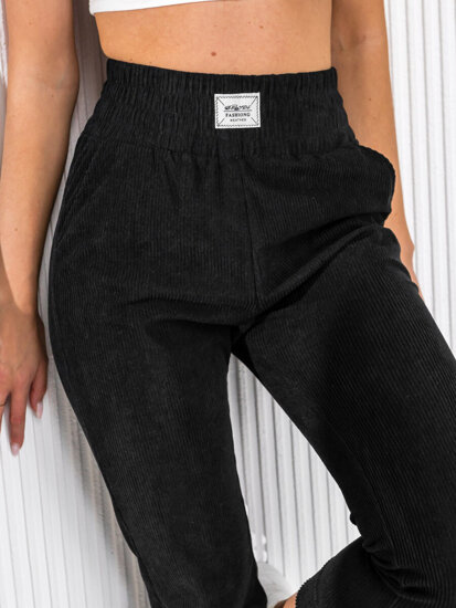 Dam Randiga Sweatpants Svart Bolf W7863