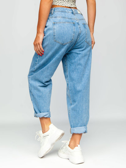 Dam Säckiga Jeans Blå Bolf BS583