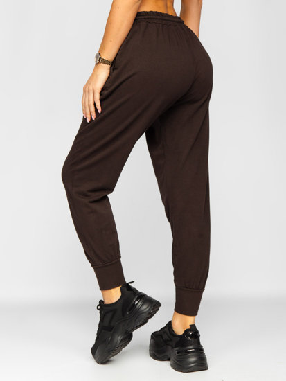 Dam Sweatpants Brun Bolf 0011