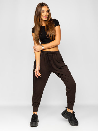 Dam Sweatpants Brun Bolf 0011