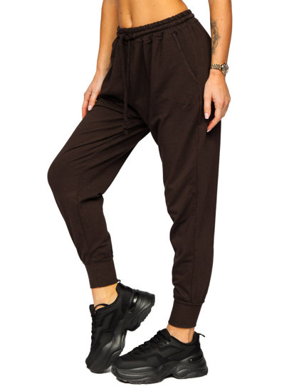 Dam Sweatpants Brun Bolf 0011