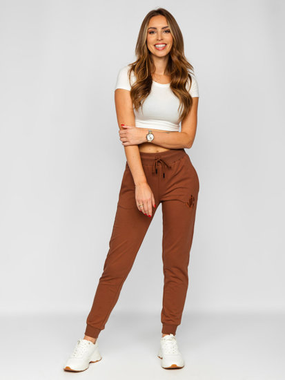 Dam Sweatpants Choklad Bolf VE32