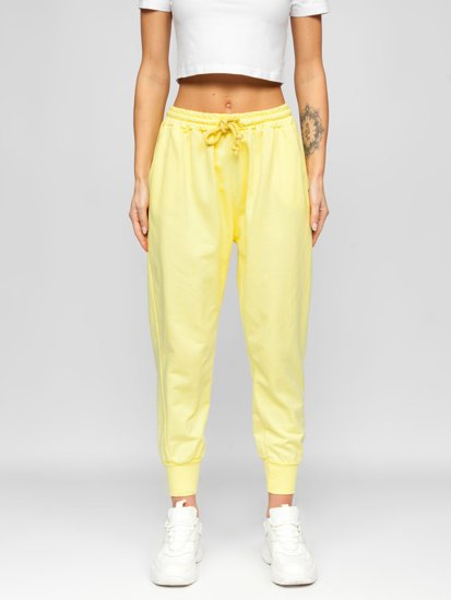 Dam Sweatpants Gul Bolf 0011