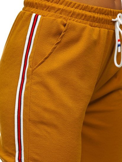 Dam Sweatpants Kamelfärgad Bolf YW01020A