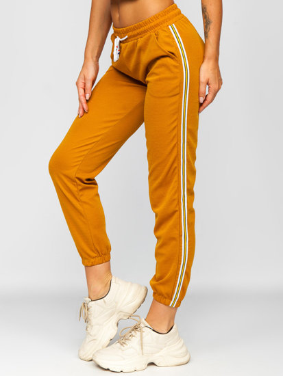 Dam Sweatpants Kamelfärgad Bolf YW01020B