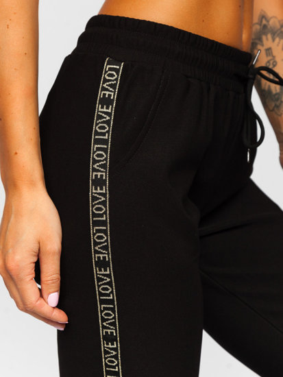 Dam Sweatpants Svart Bolf W6962