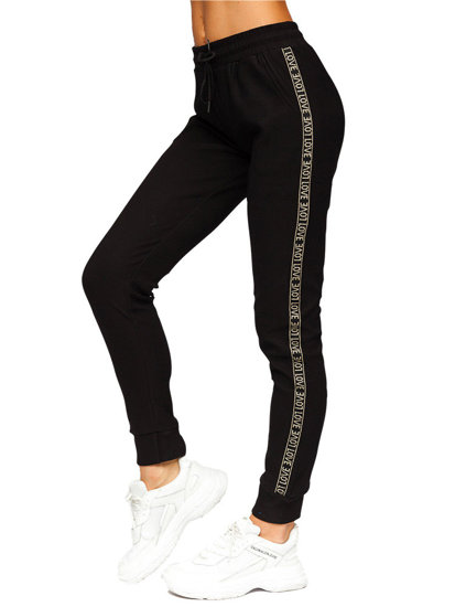 Dam Sweatpants Svart Bolf W6962