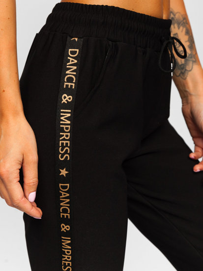 Dam Sweatpants Svart Bolf W6963