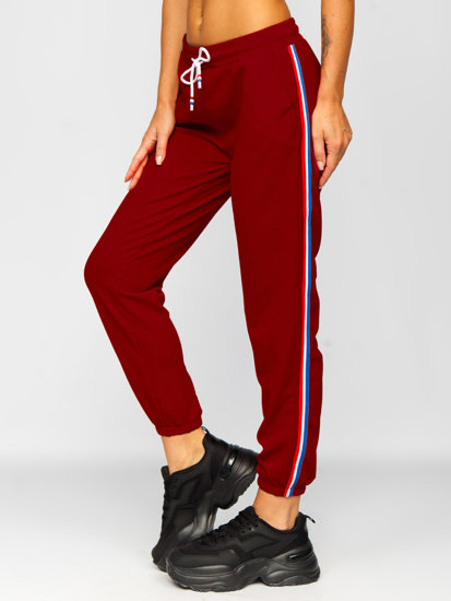 Dam Sweatpants Vinröd Bolf YW01020