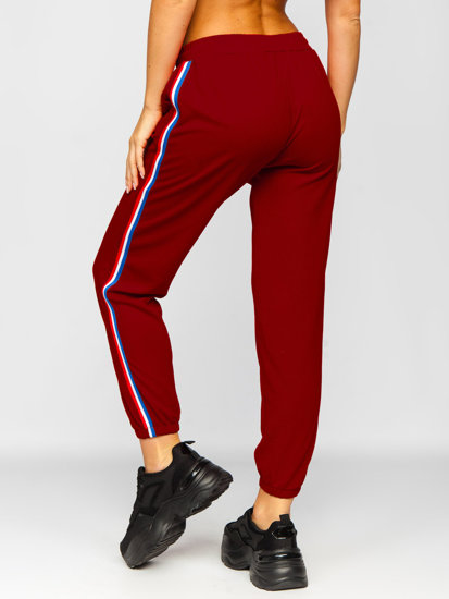 Dam Sweatpants Vinröd Bolf YW01020