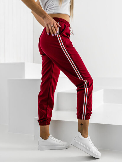 Dam Sweatpants Vinröd Bolf YW01020A