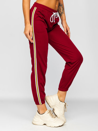 Dam Sweatpants Vinröd Bolf YW01020B