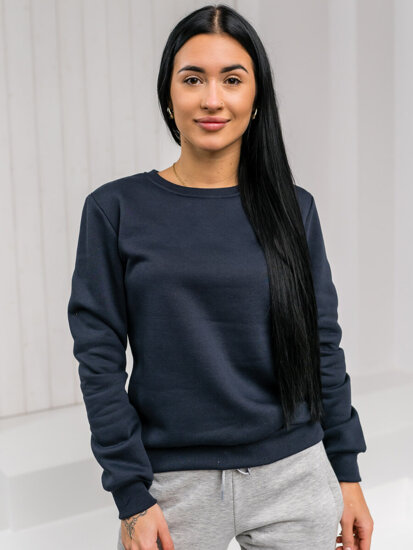 Dam Sweatshirt Marinblå Bolf W01A1