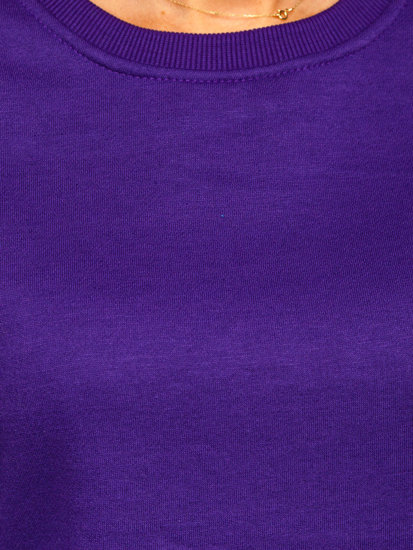 Dam Sweatshirt Violett Bolf W01A