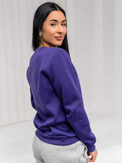 Dam Sweatshirt Violett Bolf W01A1