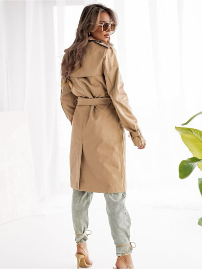 Dam Trenchcoat Beige Bolf DF7901