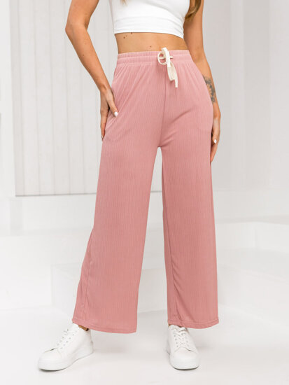 Dam Wide Leg Byxor Rosa Bolf W7955