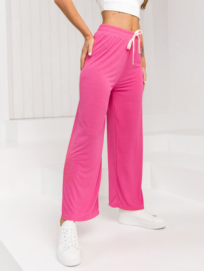 Dam Wide Leg Byxor Rosa Bolf W7956