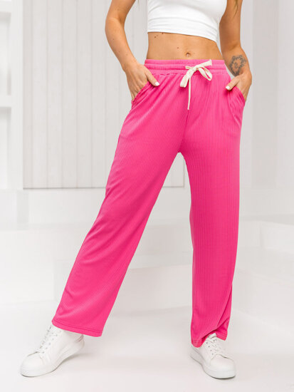 Dam Wide Leg Byxor Rosa Bolf W7958