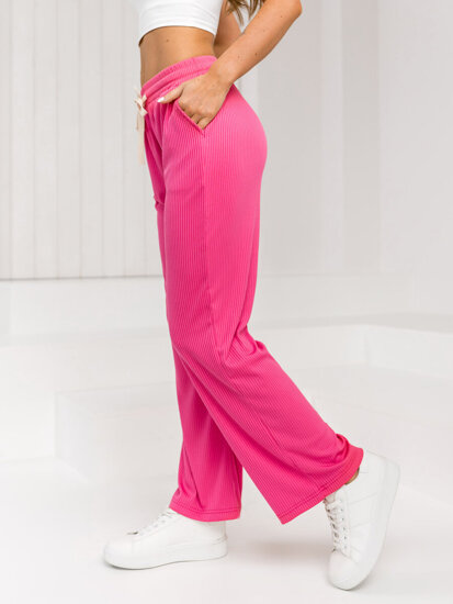 Dam Wide Leg Byxor Rosa Bolf W7958