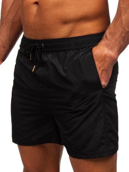 Herr Badshorts Svart Bolf XL018