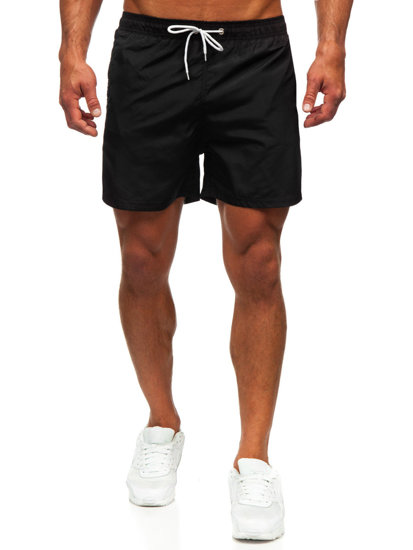 Herr Badshorts Svart Bolf XL019