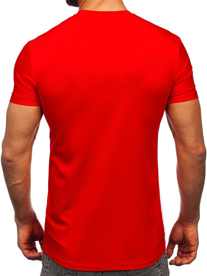 Herr Basic T-shirt Röd Bolf MT3001 