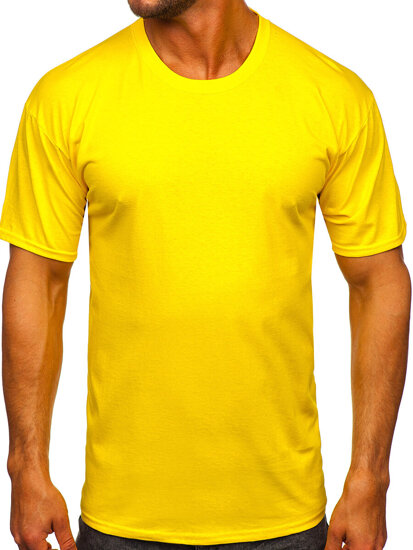 Herr Bomulls Basic T-shirt Gul-Neon Bolf B459