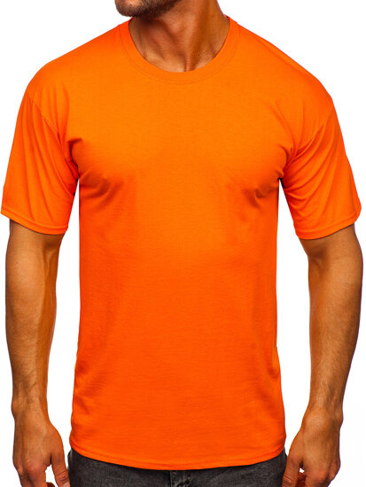 Herr Bomulls Basic T-shirt Orange Bolf B459