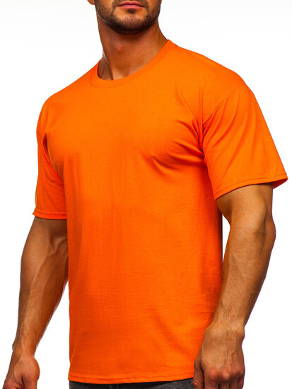 Herr Bomulls Basic T-shirt Orange Bolf B459