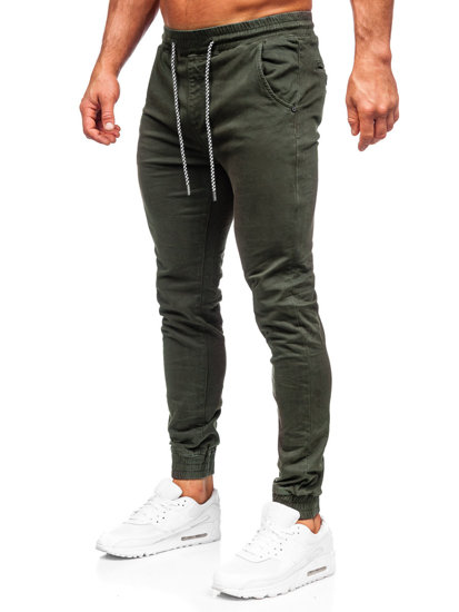 Herr Bomulls Joggers Kaki Bolf KA6792