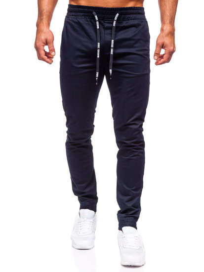 Herr Bomulls Joggers Marinblå Bolf KA6078